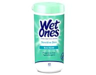 Wet Ones Sensitive Skin Hand Wipes, Extra Gentle, 40 ct