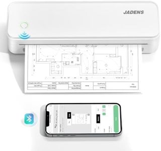 JADENS Portable Printers Wireless for Travel, Thermal Inkless Printer, Support 8.5" X 11" Thermal Paper, Compatible with iOS, Android & Laptop