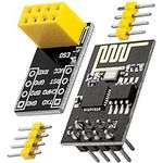 AZDelivery ESP8266-01S Serial Wireless WLAN WiFi Transceiver Module with Breakout Breadboard Adapter compatible with Arduino Including E-Book!