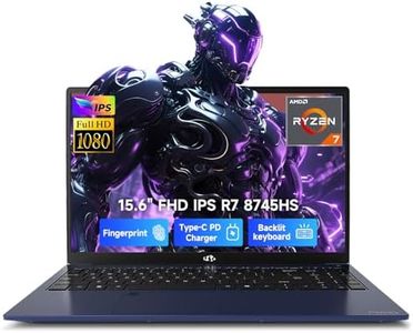 NIMO 15.6" FHD-Business-Laptop, 8 Cores AMD Ryzen 7 8745HS 32GB RAM 1TB SSD (Up to 4.9GHz, Beat R9 7940HS), Radeon-780M, 100W Fast PD for Creators & Professionals Work/Gaming, 2-Year Warranty
