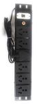 Harudduck® Power Strip PDU 6 Socket X 5AMP+15AMP(Both) Surge and Spike Protector (Global Socket) 6 outlets 220 V