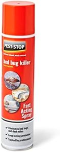 Pest-Stop Bed Bug Killer - Bed Bugs Treatment - Long Lasting Action - Both Hard and Soft Furniture - Instant Protection - Simple Spray, Red/White/Grey