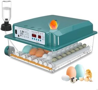 CoInceptus Brutautomat Vollautomatisch, Inkubator Hühner 24-36 Eier mit Automatischem Eierwenden und Automatischer Wasserzugabe, Brutkasten Hühner mit Vier Automatischen Inkubationsmodi