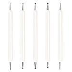 Selizo 5 Pcs Embossing Stylus Tools Nail Art Dotting Tools Scoring Tracing Pen for Pottery Clay Craft, Nail Art Design Transfer Paper Mandala Drawing Rock Painting