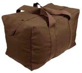 Rothco Canvas Parachute Cargo Bag, Earth Brown