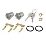 X AUTOHAUX Car Vehicle Door Lock Cylinder with 2 Keys 1 Pair