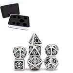 ZX 7 PCS Steampunk Style Metal Dice