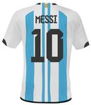 Argentina Soccer Jersey #10 Copa Mundial, World Cup Retro, Camiseta Argentina Numero 10, The G.O.A.T Jersey, Futbol, Albiceleste, 3X-Large