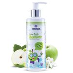Hetakids Green Apple Shampoo for Kids (5-12 Years) | Nourishes & Strengthens Hair | Frizz-Free, Soft & Shiny Hair | Controls Dandruff & Balances Scalp pH | Enriched with Green Apple Extract, Aloe Vera, Oat Kernel Extract & Glycerin | Paraben & Sulfate-Free | 200ml (Pack of 1)