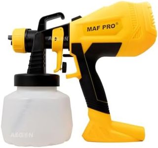 MAF PRO MPSG-3508 Spray Gun: 550W Electric Paint Sprayer with 3 Modes, 1.8mm Nozzle, and 1200ml Container Volume