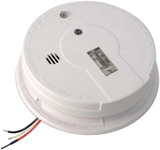 Kidde Hardwired Smoke Detector with Safety Light, 9-Volt Battery Backup, Ideal for Hallways, 1 Each