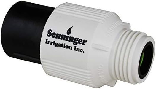 Senninger Pressure Regulator 25 PSI 3/4" Hose Thread Drip Irrigation Pressure Reducer Low Flow Valve - Landscape Grade High Performance