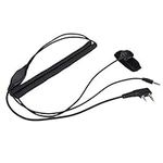 Bewinner Helmet Headset Cable Two Way Radio Bluetooth Helmet Headset Special Connection Cable with PTT(Push To Talk) Button for Kenwood Baofeng UV-5R, for Vimoto V3 V6 V8, etc.