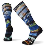 Smartwool Wintersport Full Cushion Polar Bear Pattern OTC (Toddler/Little Kid/Big Kid) Ocean Abyss XS (6-8.5 Toddler)