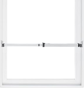 SecurityMan Window Security Bar - Easy Install for Horizontal/Vertical Windows - Adjustable Window Lock Bar (Child Proof/Heavy Duty Iron) - Extendable (14.25" to 37") Security Bars for Windows - White