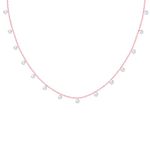 GIVA 925 Silver Rose Gold Queens Necklace| Gifts for Girlfriend, Gifts for Women and Girls |With Certificate of Authenticity and 925 Stamp | 6 Month Warranty*