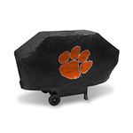 NCAA Rico Industries Vinyl Padded Deluxe Grill Cover, Clemson Tigers