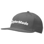 TaylorMade EvergGreen Flatbill Snapback Cap, 2024, Grey, One Size