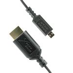 Xpert Gear HDMI to Micro HDMI 1.4 Cable, [0.8M / 2.62FT], Ultra Thin, 2.5mm OD, 10.2Gbps, (Type A to Type D), High Speed, 40AWG Coaxial, 4K UHD, DSLR, Gimbal, Camera Field Monitor, TV