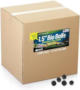 Aquatic Experts Bio Balls Filter Media Bulk, 1.5 Inch Bio Balls for Pond & Aquarium Filters, Pond Filter Media for Outdoor Ponds, (2000 Count with No Mesh Bags)