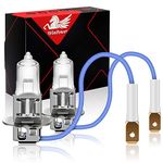WinPower H3 55W 12V Car Headlight Halogen Bulbs 3000K Yellow Super Bright Fog light lamp, 2 Pieces