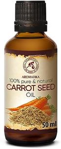 Carrot Seed Carrier Oil 50ml - Daucus Carota - Cold Pressed Carrot Seed Oils for - Skin & Body Care - Nourishing - Beauty - Hair Care - Nails Care