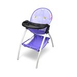 ANIVIA Baby Doll High Chair, High Chair for Dolls Up to 16'', Purple