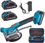 MoJoTools Cordless 2-in-1 Tile Vibration & Leveling Machine – 18,000 RPM, 6-Speed, LCD Display, 14 cm Suction Pad, 2×21V Batteries Included – Professional Tiling Tool for Floor & Wall