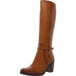 Naturalizer Womens Kalina Leather Narrow Calf Knee-High Boots Tan 8 Medium (B,M)