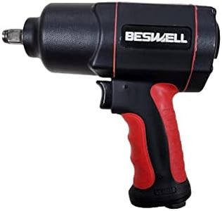 BESWELL-1600 N.M Max Loosen Torque 1/2" Regular Size Twin Hammer Air Impact Wrench-BW-112BN