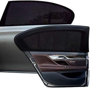 Tevlaphee Pare-Soleil Voiture Bébé,2 Pièces Chaussette Voiture Soleil par,Bloquer Les Rayons UV,par Protege Soleil Voiture Arrière Enfants et Animaux,Compatibles avec la Plupart des Véhicules (XL)