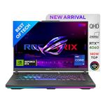 ASUS ROG Strix G16 (2023) 90WHr Battery, Intel Core i9-13980HX 13th Gen, 16" QHD+ 240Hz/3ms, 8GB RTX 4060, Gaming Laptop (16GB/1TB SSD/Windows 11/Office 2021/4-Zone RGB/Gray/2.50 Kg), G614JV-N4141WS