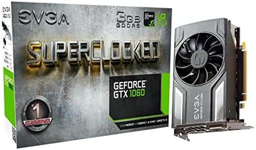 EVGA GeForce GTX 1060 3GB GAMING, ACX 2.0 (Single Fan), 3GB GDDR5, DX12 OSD Support (PXOC) Graphics Cards 03G-P4-6160-KR
