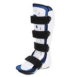 DIALDRCARE Fixation Fracture Ankle Foot Stabilizer Boot Protector Shoe Sprain Support (White) (L, LEFT)