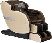 Real Relax Massage Chair, SL Track Full Body Zero Gravity Massage Chair Recliner with App Control, Favor 05 (Brown)