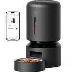 PETLIBRO Automatic Cat Food Dispenser, 5G WiFi Pet Feeder with APP Control for Pet Dry Food, 5L Automatic Cat Feeder with Low Food Sensor, 1-10 Meals Per Day, Up to 10s Meal Call for Cat and Dog