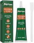 Nayrmaer Leather Glue, 60g Special Leather Adhesive, Permanent Clear Washable for Bonding Between Leather and Leather, Leather and Substrates of Different Materials (Leather Glue)