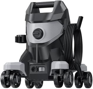 KVAOK Pressure Washer, Power Washer 5000PSI 3.0GPM with Anti-Tipping, 4 Lockable Wheels & 4 Quick Connect Nozzles + Foam Cannon, High Pressure Cleaner for Car/Driveway/Patio/Fence(Grey