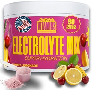 Dr. Price’s Electrolyte Mix | Sugar-Free Hydration Powder with 72+ Trace Minerals | No Sugar, Fast-Dissolving Electrolytes Powder Packets | Cherry Lemonade, 90 Servings