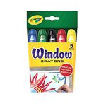 Crayola Washable Window Crayons - 5-Count, 6 Pack