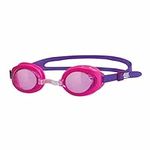 Zoggs Kids' Ripper Junior Swimming Goggles Anti-fog And UV Protection, Pink, Purple, Tint, 6-14 Years