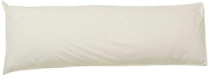 Bolster Pillow Case cream (4' 6 bed