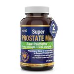 Herba Prostate Supplement for Men – 120 Capsules | 9 Natural Ingredients including Saw Palmetto, Pygeum, Selenium, Lycopene, and Stinging Nettle to Support Prostate Health | Super Prostate Max