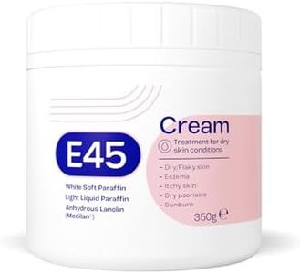 E45 Cream for Dry & Sensitive Skin - Clinically Proven Moisturiser for Eczema, Dermatitis & Irritation - Dermatologically Tested Non-Greasy Body, Face & Hand Care, 350g