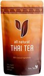 Yim Tea Co. - Thai Tea - 100% Natural Loose Leaf Tea Mix - Made with Assam Black Tea - Makes Iced Tea and Boba Tea (400g)