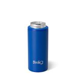 Swig Slim Can Cooler - Discontinued Prints - Insulated Skinny Can Coozie, Stainless Steel Skinny Can Cooler Compatible with White Claw, Truly, High Noon, Michelob Ultra (Royal)