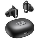 Monster N-Lite 206 Bluetooth Earbuds Wireless Earphones Bluetooth 5.4 in-Ear Earbuds Headphones Built-in Mic, Touch Control, IPX6 Waterproof, Comfortable Fit, Type-C Charging, 25H Playback, Black