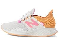 New Balance Women's Fresh Foam Roav V1 Sneaker, Nimbus Cloud/Peach Glaze/Vibrant Pink, 9.5