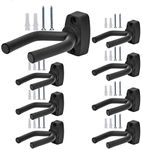 Gun Racks Wall Mount Gun Storage Display Hanger Hook for Rifles, Shotguns, Pistol, Airsoft, Compound Bow and Baseball Bat, 8 Pack