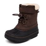 London Fog Boys Oxford Toddler Cold Weather Snow Boot Brown Size: 6 Toddler